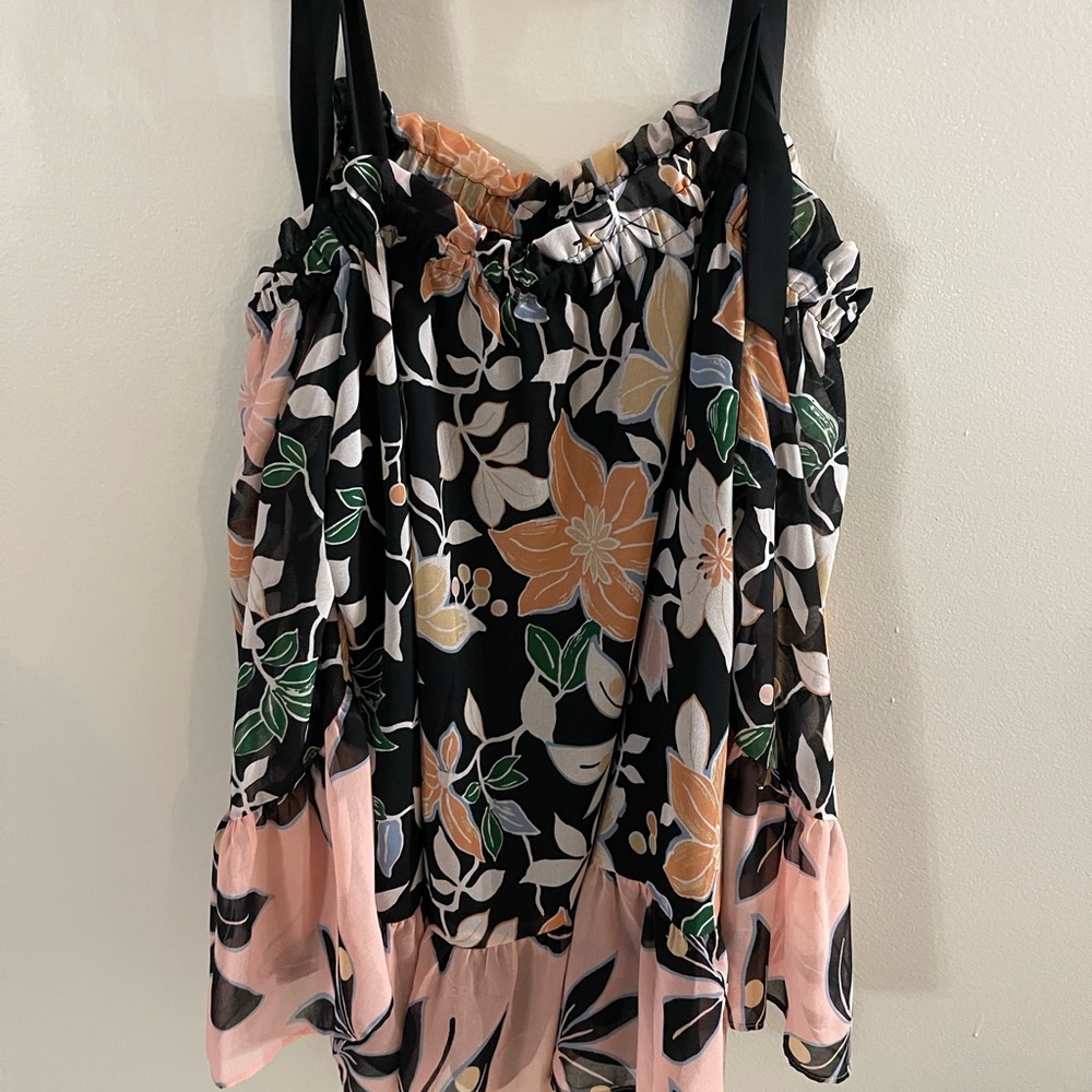 NWT off shoulder floral blouse